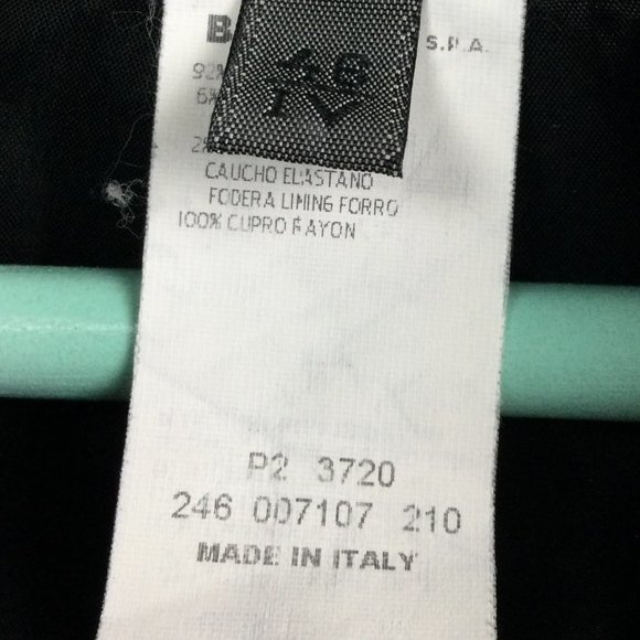 Les Copains Black Wool Blend Blazer Jacket 46 10 - Picture 6 of 12